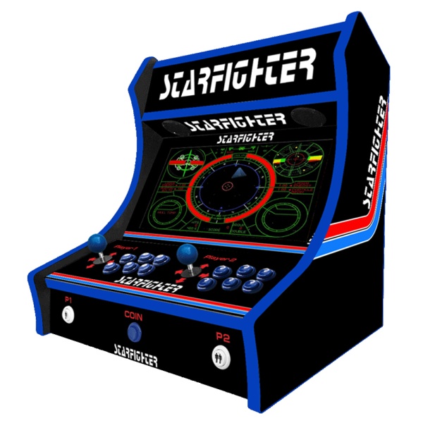 2 Player Bartop Arcade Machine -  Starfighter